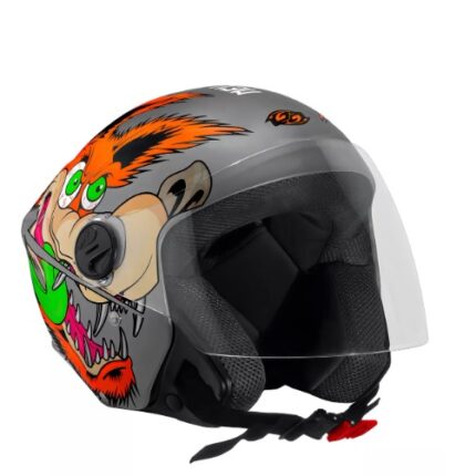 CAPACETE PRO TORK NEW LIBERTY THREE COYOTE CINZA FOSCO TAM 58